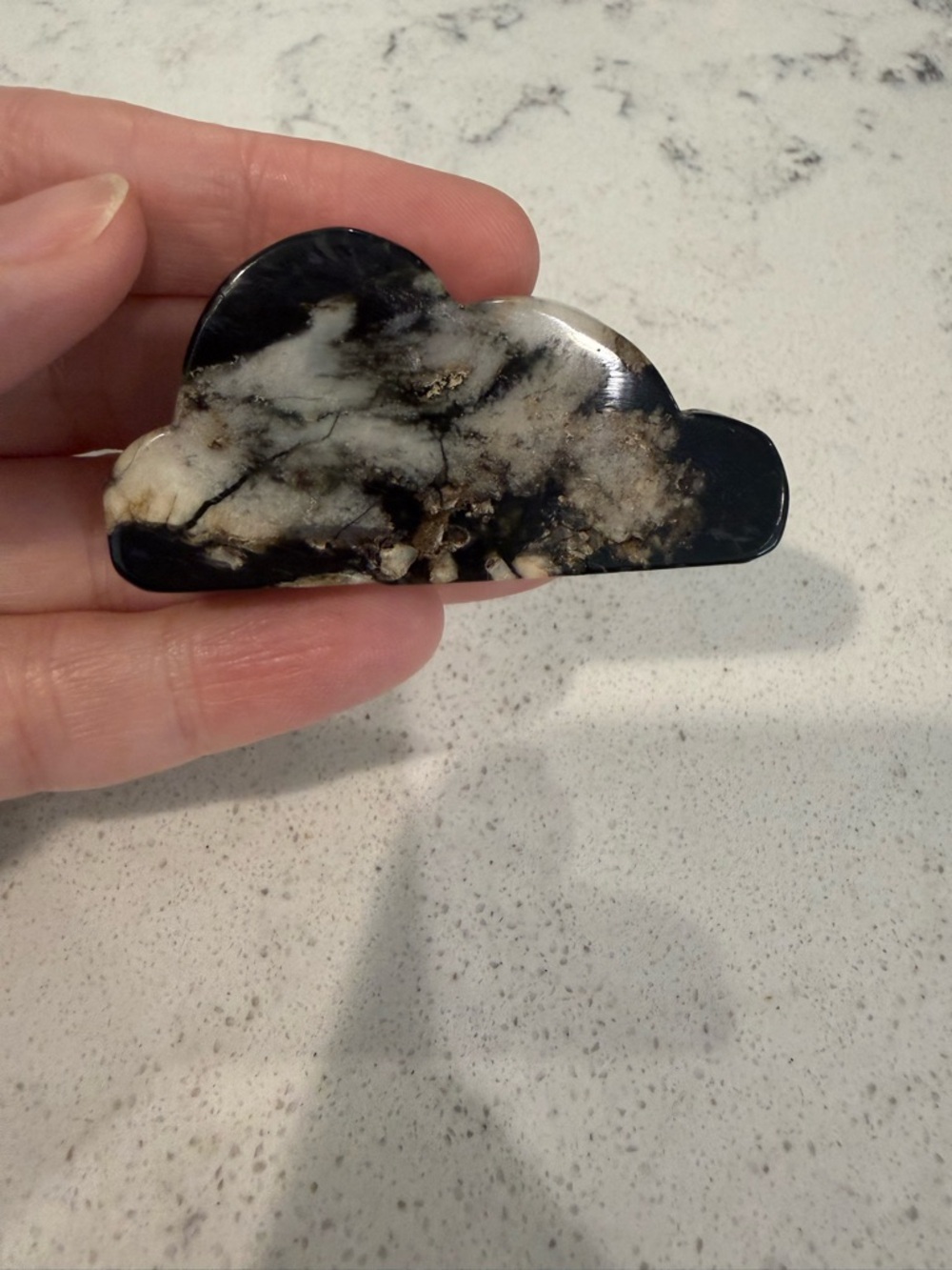 Black Flower Agate Cloud